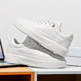 thumbnail image 6 of Men's Solid Trendy Low Top Skate Shoes - Non Slip Comfy Soft Sole Sneakers - All Seasons Outdoor Walking Traveling Business Trip, 6 of 9