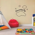 thumbnail image 2 of Dreaming Big Clouds Cloud Newborn Baby Babies Quote Wall Sticker Art Decal for Girls Boys Room Bedroom Nursery Kindergarten House Fun Home Decor Stickers Wall Art Vinyl Decoration Size (10x10 inch), 2 of 3