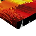thumbnail image 2 of Ambesonne Rasta Fitted Sheet, Reggae Music Singer, Twin Size, Orange Yellow, 2 of 3