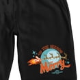 thumbnail image 6 of National Lampoon's Christmas Vacation "'Tis the Season To Be Merry" Men's Black Sleep Pajama Shorts-Medium, 6 of 7