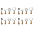 thumbnail image 1 of 16X Ravioli Maker Cutter Stamp Set-Leading Cortador de Masa y Sellos de Prensa con Manejar de Madera-para Ravioles, Pasta, LasañA de Albóndigas, 1 of 5