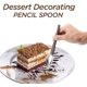 thumbnail image 5 of Paquete de 2 cucharas decorativas de precisión para dibujo culinario, cucharas de acero inoxidable para salsas, para decorar platos, pasteles y postres (2 tamaños), 5 of 7