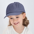 thumbnail image 4 of Ulanda Toddler Boys Baby Girls Baseball Hats Kids Boy Caps Toddler Sun Hats for Summer Adjustable Size for 6M-6Y (Navy, 1 Years), 4 of 9