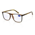 thumbnail image 7 of MARE AZZURO Men's Reading Glasses Stylish Reader 0 1.0 1.25 1.5 1.75 2.0 2.25 2.5 2.75 3.0 3.5 4.0 5.0 6.0 (Brown 100), 7 of 7