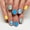 style1, variant on BZPAKK Square Press on Nails Short Fake Nails with Checkered Floral Design Pink False Nails Press ons Spring Summer Flower Artificial Nails Glossy Full Cover Glue on Nails for Girls Manicure 24Pcs