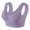 Purple, variant on RMGVDSD Womens Comfort Bras Women's Comfortable Solid Color With No Underwire Sleeping And Traceless Adjustment Sports Bra Everyday Push Up Bra