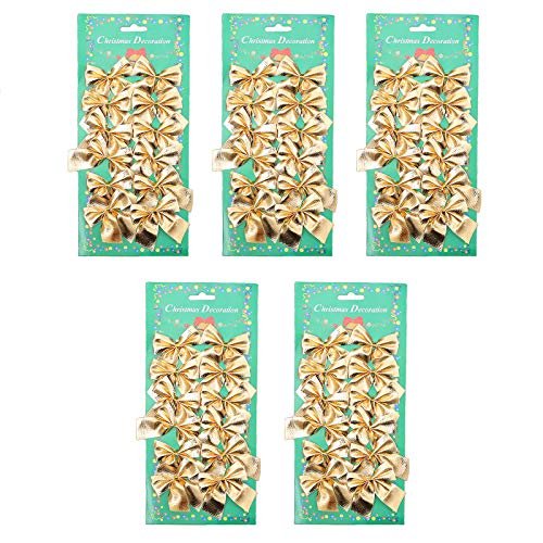 Lazos navideños de Warmtree para decoración de árbol de Navidad (60 unidades)