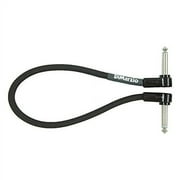 DiMarzio Long Jumper Cable Pedal Coupler with Angled End Black 18 In