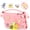 Pink, variant on Dteck Case for iPad Mini 5 Generation 2019/ Mini 4 3 2 1, Kids Shockproof Little Bee Pattern EVA Foam Lightweight Back Protective Tablet Cover, Pink