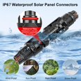 thumbnail image 4 of MOOKEERF Solar Connectors - 20Pairs / 40PCS Solar Panel Connector Male Female with Dual Spanners IP67 Waterproof, 4 of 6