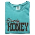 thumbnail image 4 of Howdy Honey Shirt for Women Country Western Cowgirl Rodeo Concert Nashville Graphic Tee Seafoam Shirt Adult Small, 4 of 7