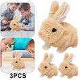 thumbnail image 1 of Conejo Eléctrico Juguete Peluches Parlantes para Bebé (marrón), 1 of 6