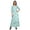 Baby Blue, variant on Moomaya Plus Size Printed Loose Palazzo And Kurta Set Ethnic Dress For Women