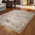 thumbnail image 2 of Radici Usa Garda Area Rug 3808 Contemporary Cream Spotted Scales 5' 3" x 7' 3" Rectangle, 2 of 2