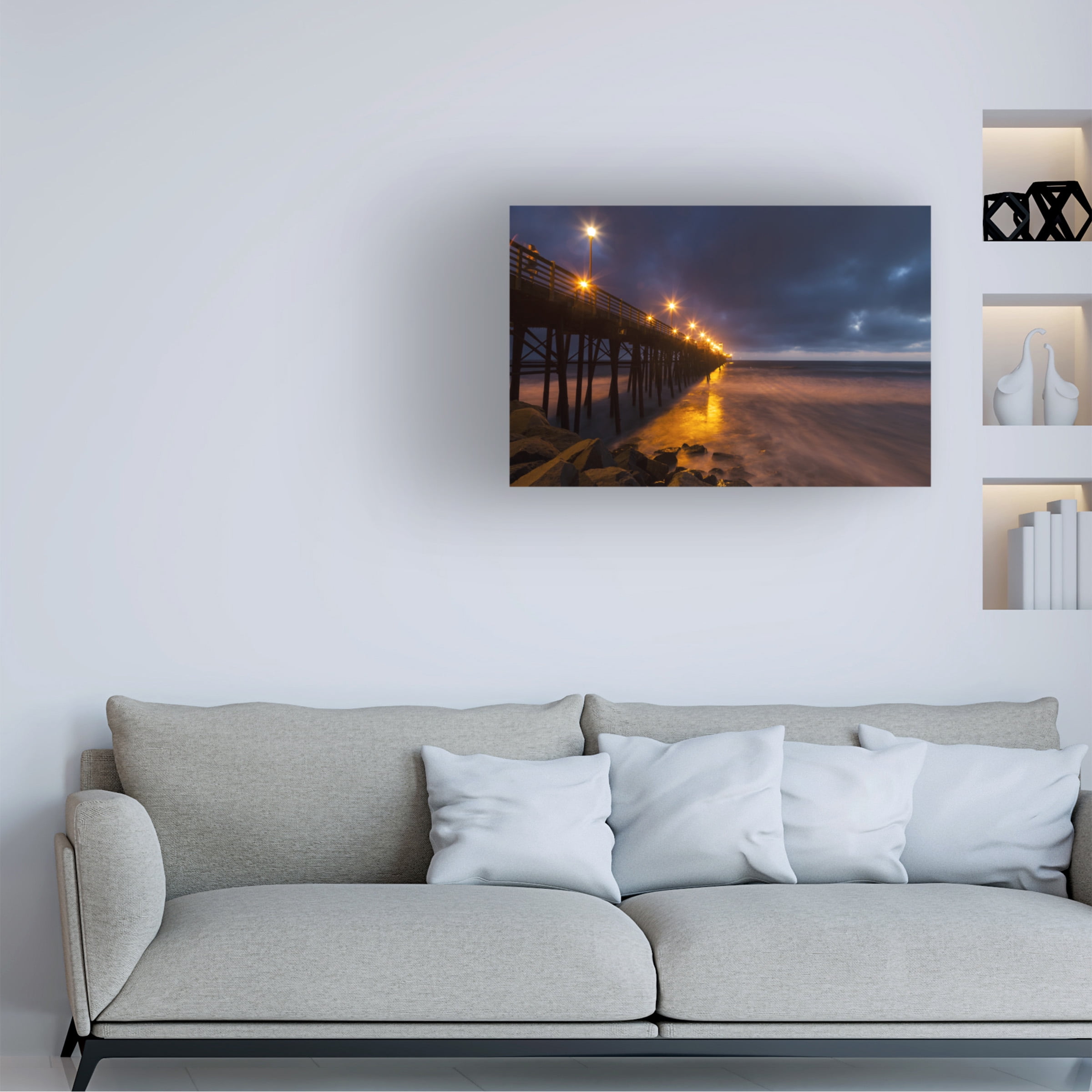 Trademark Fine Art Chris Moyer 'Night Side' 30 x 47 (ALI0768-C3047GG)