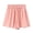 1 Pack-Pink, variant on 4-12T Girls Casual Cotton Shorts Kids Drawstring Running Shorts Girls Summer Solid Color Workout Flowy Shorts, 2-Pack