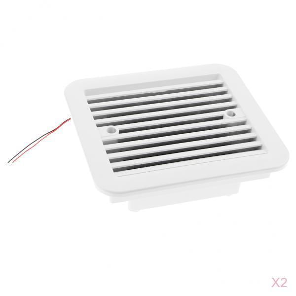 2x Ventilador de de Refrigeración para rv Autoa Remolque Barco Marine Yacht Zulema Ventilador de escape RV del remolque Camper