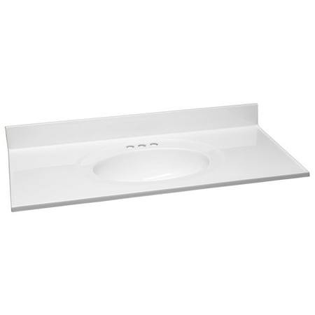 vanity cultured marble solid single bowl tops bathroom center lowes inches additional