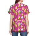 thumbnail image 7 of Wukai Green Avocado Youth Unisex Short Sleeve T-Shirt for Boys, Girls, Teens, and Kids-Medium, 7 of 7