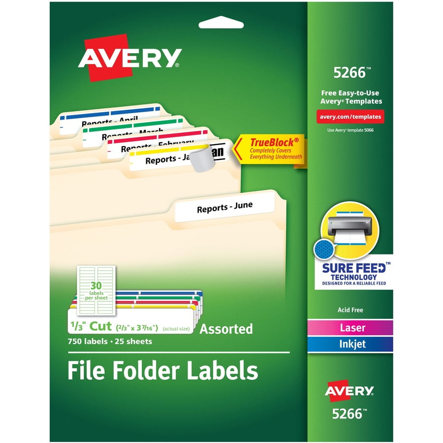 Avery file folder labels 6141