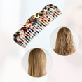 thumbnail image 3 of Unique Bargains 1 Pcs Women Heart Style Wide Tooth Comb for Curly Thick Wavy Straight Hair Assorted Color, 3 of 6