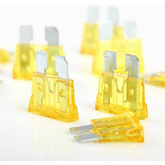 MAS 10pcs Automotive Replacement Fuses ATC Blade 32V 1A 3A 5A 7.5A 10A 15A 20A 25A 30A 35A 40A AMP for Auto Car Boat Truck SUV (20A)