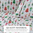 thumbnail image 4 of Great Bay Home Ultra-Soft Printed Microfiber Sheet Set (Full, Twinkling Ornaments), 4 of 9