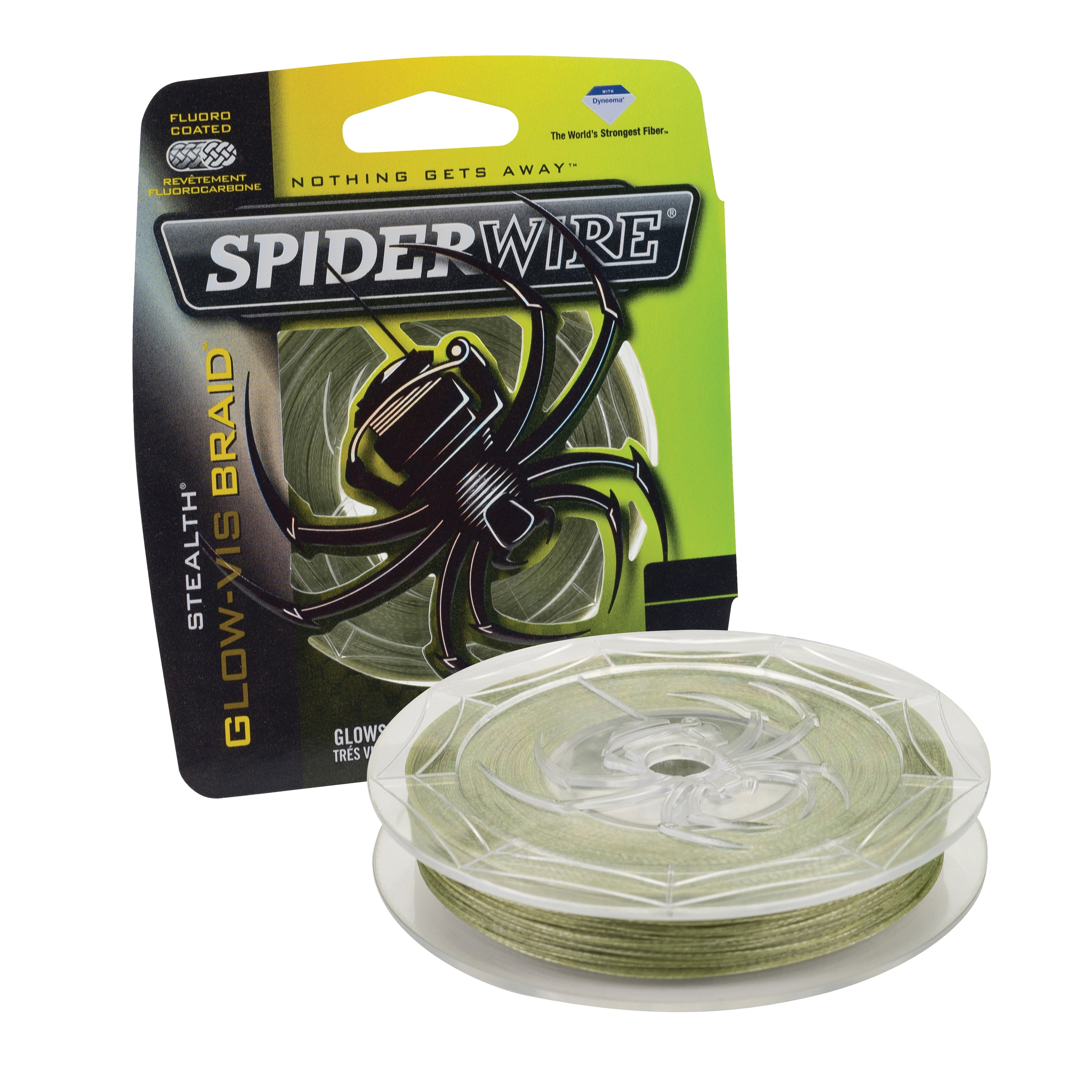 Spiderwire Stealth Glow-vis Braid 15lb 125 Yd for sale online 