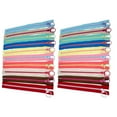 thumbnail image 2 of 20 Pcs Resin Zippers Colorful Zippers with Ring Pulls for Sewing Crafts Bags DIY, 2 of 5