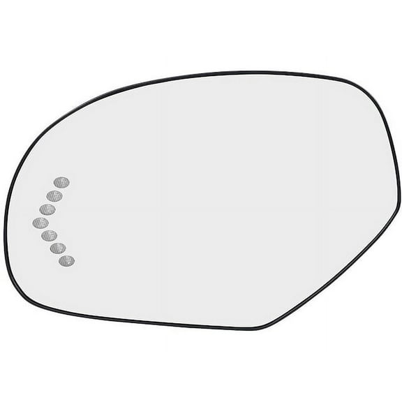 Left Mirror Glass - Compatible with 2007 - 2013 Chevy Tahoe Sport Utility 4-Door 2008 2009 2010 2011 2012