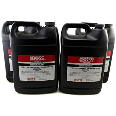 BOSS Snow Plow Hydraulic Fluid Oil 1 Case of 4 Gallons HYD01836 HYD01688