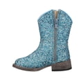 thumbnail image 2 of Roper Girls Glitter Galore Square Toe Cowboy   Ankle Boots, 2 of 2