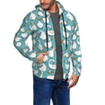 thumbnail image 2 of Vsdgher Cartoon Funny Goose Mens Hoodies Zip Hoodie, Hoodies for Men, Zip-up Hooded Sweatshirt-Medium, 2 of 5