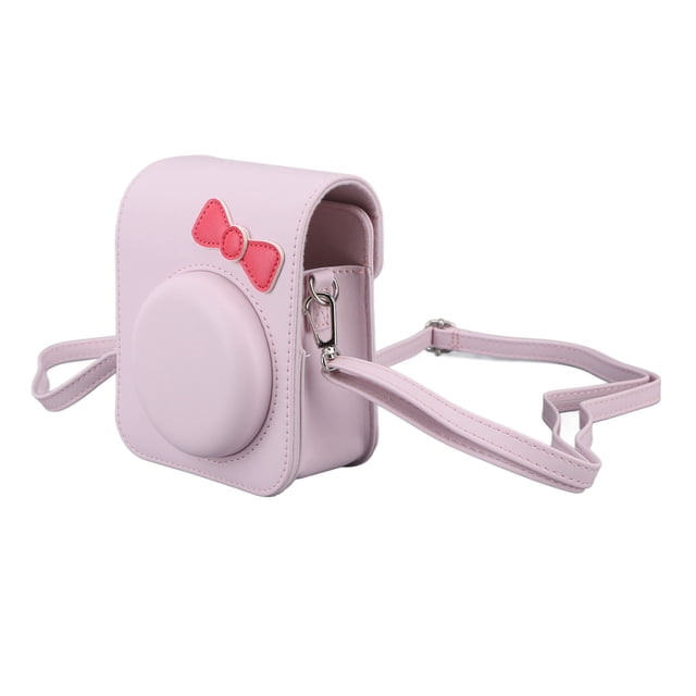Estuche Protector Bling Bling Funda De Almacenamiento Portátil Para Fujifilm Mini 12 Color Rosa