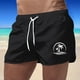 thumbnail image 1 of WILLBEST Pantalones Cortos de Verano para Hombre, Deportivos, de Moda, para Playa, Ocio, Viajes, Poliéster, Estampado de Cocoteros., 1 of 4