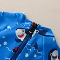 thumbnail image 4 of Maillots de Bain pour Bébé Garçon une Pièce Manches Courtes Fermeture Éclair, 4 of 7