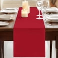 thumbnail image 3 of Table Runners 72 Inches Long Dress Scarves, Pure Red Farmhouse Kitchen/Dining Table Runner, Coffee Tablerunners, Simple Solid Color 18x72 Inch, 3 of 9