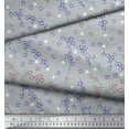 thumbnail image 3 of Soimoi Velvet Fabric Flower Artistic Print Sewing Fabric Yard 58 Inch Wide, 3 of 3