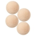 thumbnail image 4 of ITSELFER 5pcs Wooden Croquet Balls Replacement Backyard Croquet Balls For Outdoor Lawn Games Unfinished Wood Balls For Crafting And Painting, 4 of 6