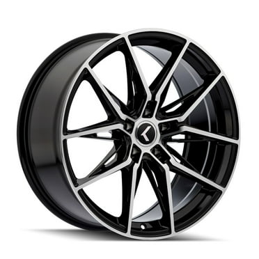 20x9 Kraze Evolve Black W/Machined Face Wheel 5x120 (35mm)