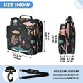thumbnail image 3 of Zipper Binder with Shoulder Strap 2 inch 3 Ring Waterproof File Folder Organizer Bag 500 Sheet Sharks and Seagrass Pattern, 3 of 8
