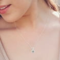 thumbnail image 4 of SZUL Women's 1/2 Carat Diamond Solitaire Pendant in 14K White Gold (L-M Color, I2-I3 Clarity), 4 of 5