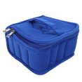 thumbnail image 3 of Organizador De Aceite Esencial, Caja De Almacenamiento De Aceite Esencial De Tamaño Pequeño De Terciopelo, Correa De Mano, Diseño De Celosía Para Botella De 15 Ml Mgaxyff Essential Oil Carrying Case, 3 of 8