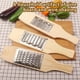 thumbnail image 2 of Kearding Rallador de verduras de acero inoxidable colgante de Manual lavable restaurante pepino queso rebanador accesorios de herramientas Cocina y Comedor 7 mm Kearding HA079340-01, 2 of 6