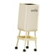 thumbnail image 4 of Bote de Basura Alto con Ruedas Y Compartimento Doble Cubo de Desperdicios Sin Tapa con Almacenamiento Extra Y Diseño Ergonómico Estructura Sólida en P beige con bandeja, 4 of 9