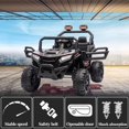 thumbnail image 6 of ThunderBolt 12V Kids Ride on Car, Electric Off-Road UTV Truck for Kids with Upgraded Battery for 2H, 2.4G Remote Control, Anti-Collision Bar, grippy tires,4-Wheel Suspension Ride on Car Kid UTV, 6 of 20