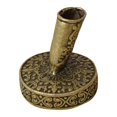 thumbnail image 1 of Vintage Metal Faux Feather Pen Holder Stand Organizer Stationery Accessory Tool, 1 of 9