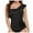 WH2, variant on TTUHYWXI Womens One Shoulder Tankini Tops Ruffle Swim Tops Strapless Bathing Suit Tops No Bottoms,Black XL