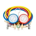 thumbnail image 3 of R134 R12 R22 R502 Dual Manifold Gauges Valve Set Red & Yellow & Blue & Black & Golden, 3 of 8