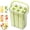 1PC-Green-S, variant on Silicone Ice Stick Tray with Storage Caddy, 6/12 Cavity Reusable Narrow Ice Cube Tray with Lid & Handle, Easy Release Long Cube Stick Maker for Office & Home Kitchen (1PC-White-S)